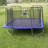 Skywalker Trampolines 15Ft Square Trampoline With Enclosure  Blue