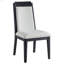 Ensemble repas Mason noir avec rallonge-707250271