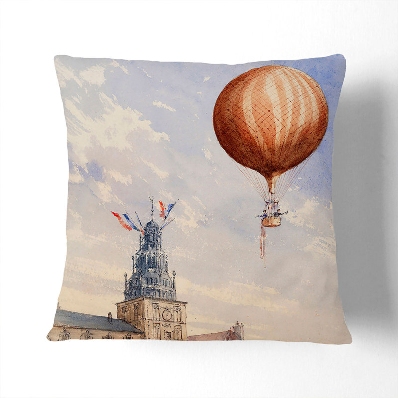 Square Throw Cushion, 40cm H x 40cm W x 15cm D