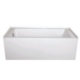 Sydney 66'' L Alcove Whirlpool Bathtub