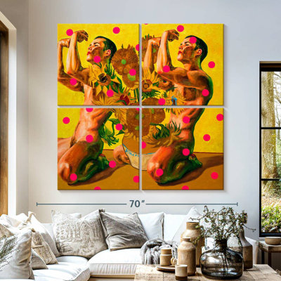 Leisha Twin Sunflowers