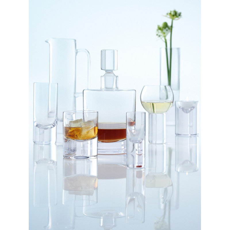 Clear Handmade Glass Highball Set, 12.173oz, 2 Pieces