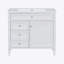 Meuble-lavabo de salle de bain avec lavabo, armoire de rangement pour salle de bain avec tiroir basculant, lavabo simple-916933547