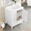Meuble-lavabo avec tablette réglable et cloisons amovibles-121084070