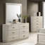 Commode 6 tiroirs avec miroir Cright