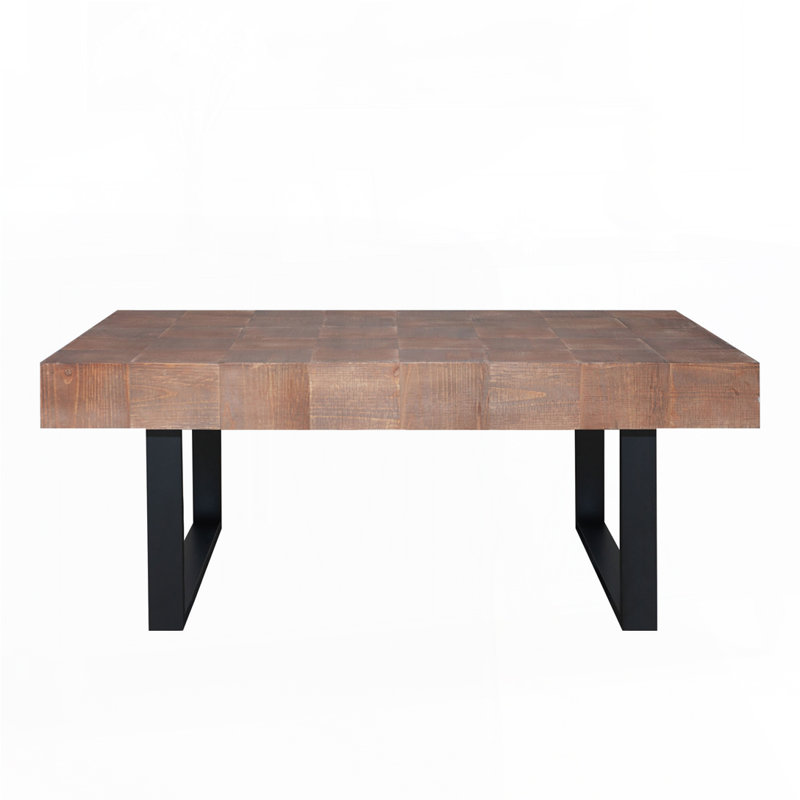 Rustic Industrial Wood Coffee Table