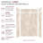 Transolid Lusso 60-in x 36-in x 84/12-in Glue To Wall 6-Piece Transition Shower Wall Kit, Creme Carmel-116172926-116172924
