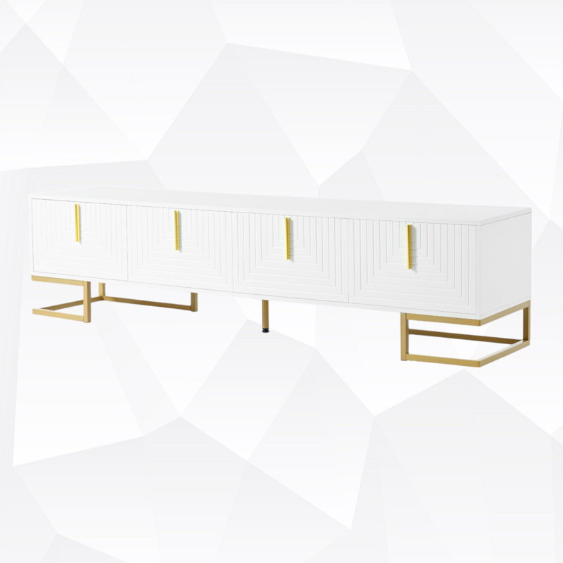 TV Stand for TVs up to 75", White