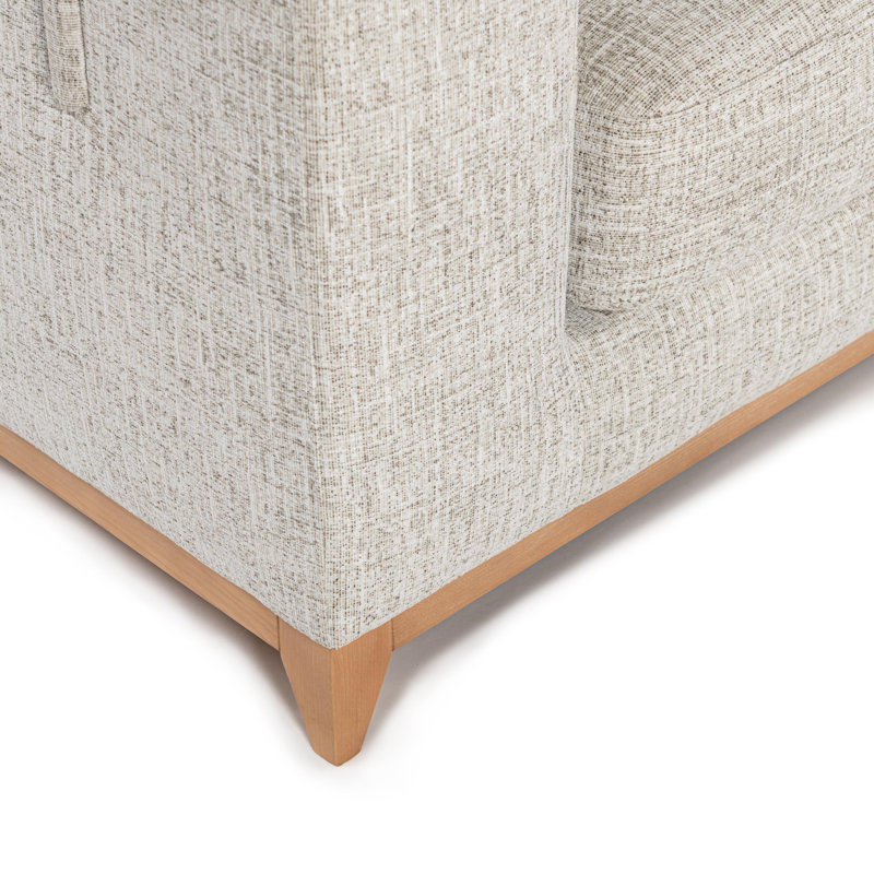 Donovan 3 - Piece Sectional, Beige Polyster Blend