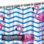 Magnifique rideau de douche sans couture à motif floral tropical bleu avec 12 crochets-439266958