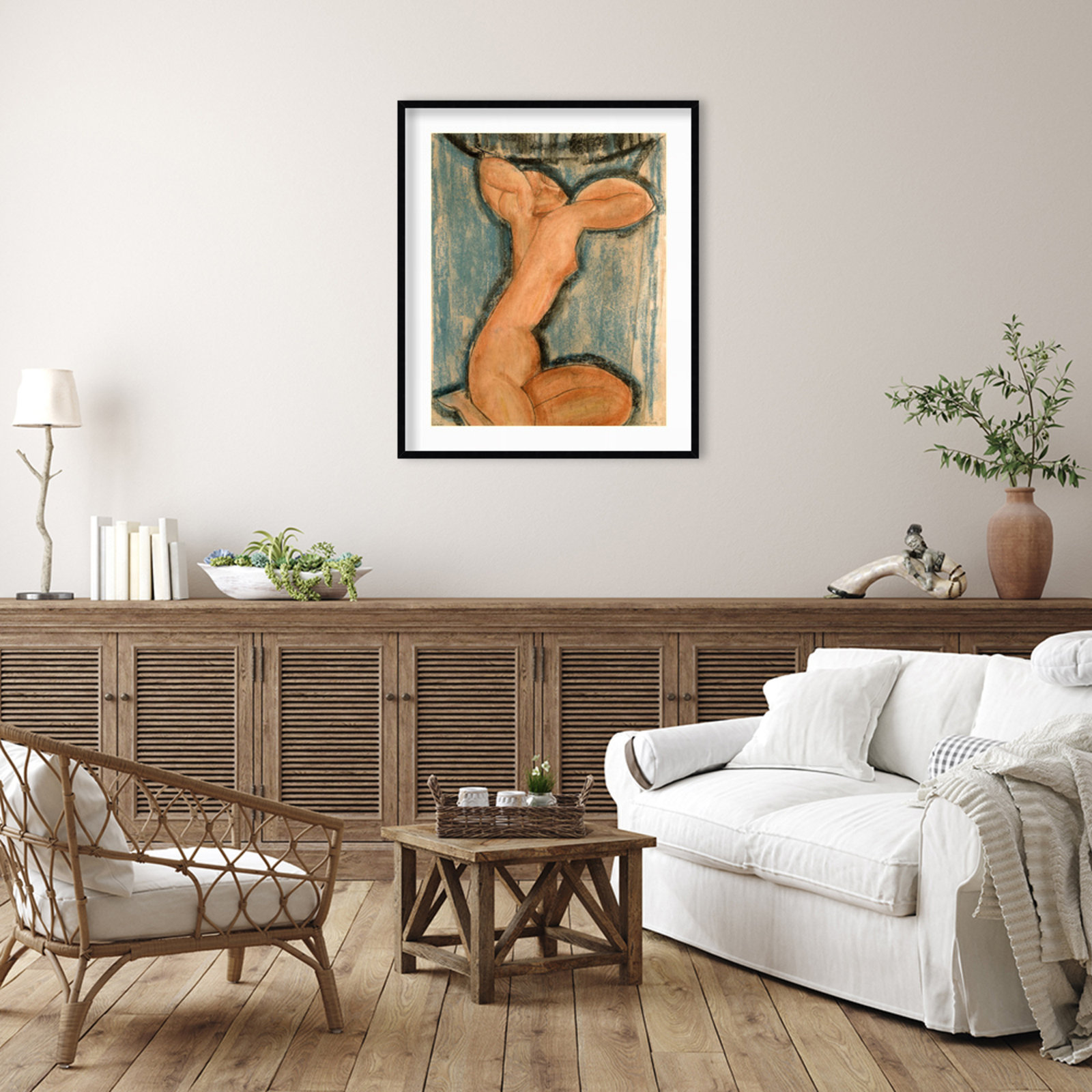 Oakden "Caryatid" Print, Black, 41" H x 35" W