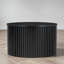 Table basse ronde à plateau relevable, compartiment caché et tiroir dissimulé, conception cannelée moderne, salon-1793734999