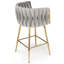 Tabourets de bar à hauteur de comptoir moderne Mid-Century, ensemble de 2 tabourets pour îlot de cuisine-604421842