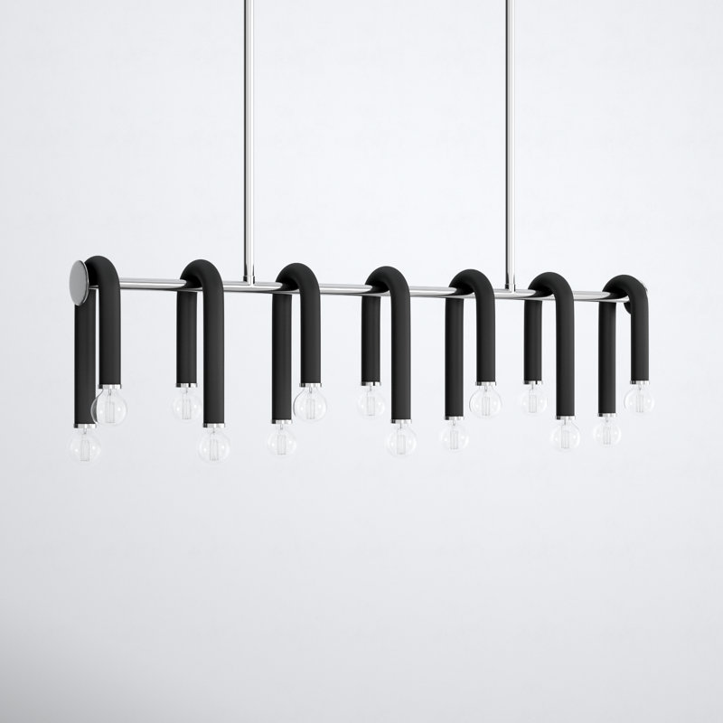 Rhea 14 - Light Kitchen Island Pendant, Polished Nickel