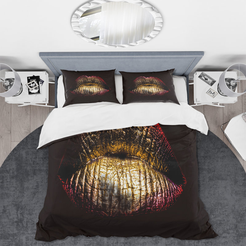 Ensemble de housse de couette Modern, Housse de couette pour très grand lit et 2 très