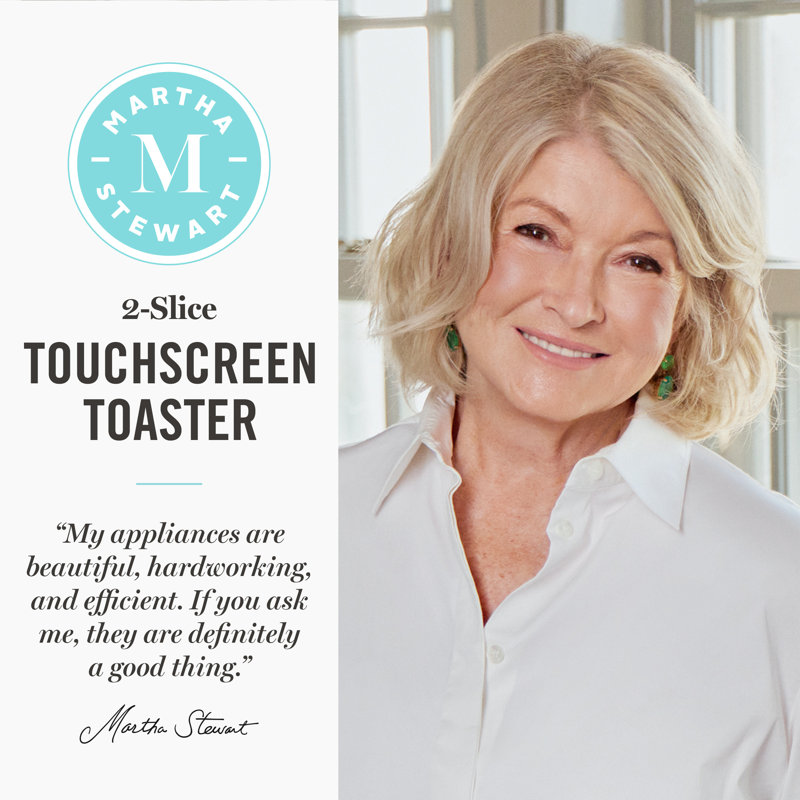 Grille-pain 2 tranches Martha Stewart, indigo, Indigo