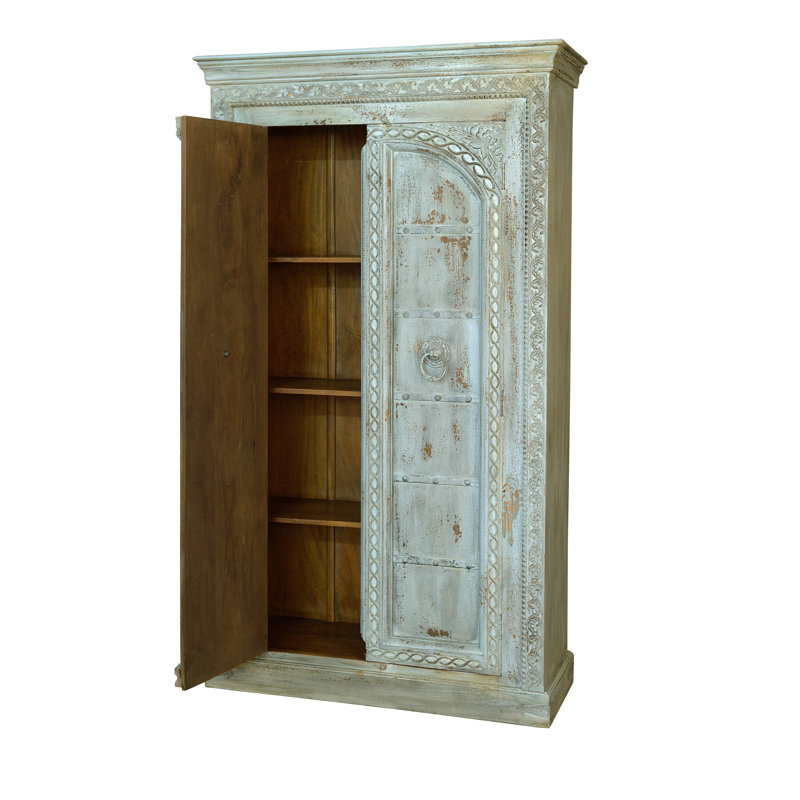 Andromeda 2 Door Solid Wood Wardrobe