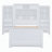 Stearns 14 Drawers Platform Standard Bed with Bookcase Storage Headboard-936368469