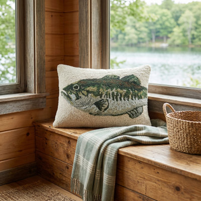 Coussin en laine The Pillow Shoppe Bass Lake