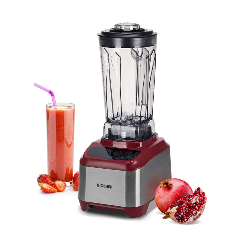 BioChef Atlas Power Blender Speed 59 mL Countertop Blender with Travel Cup, Black