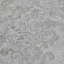Papier peint damassé victorienne texturé gris et laiton