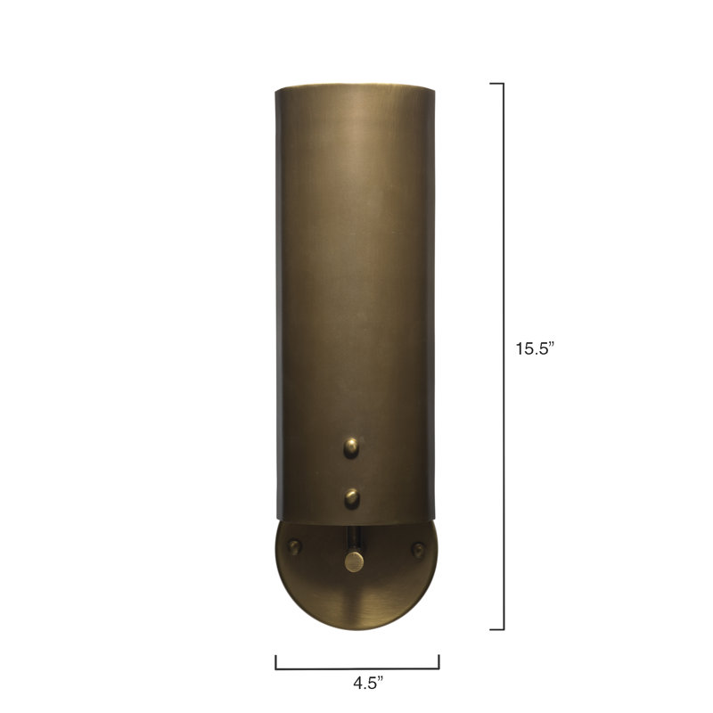 Olympic 1 - Light Armed Sconce, Brass