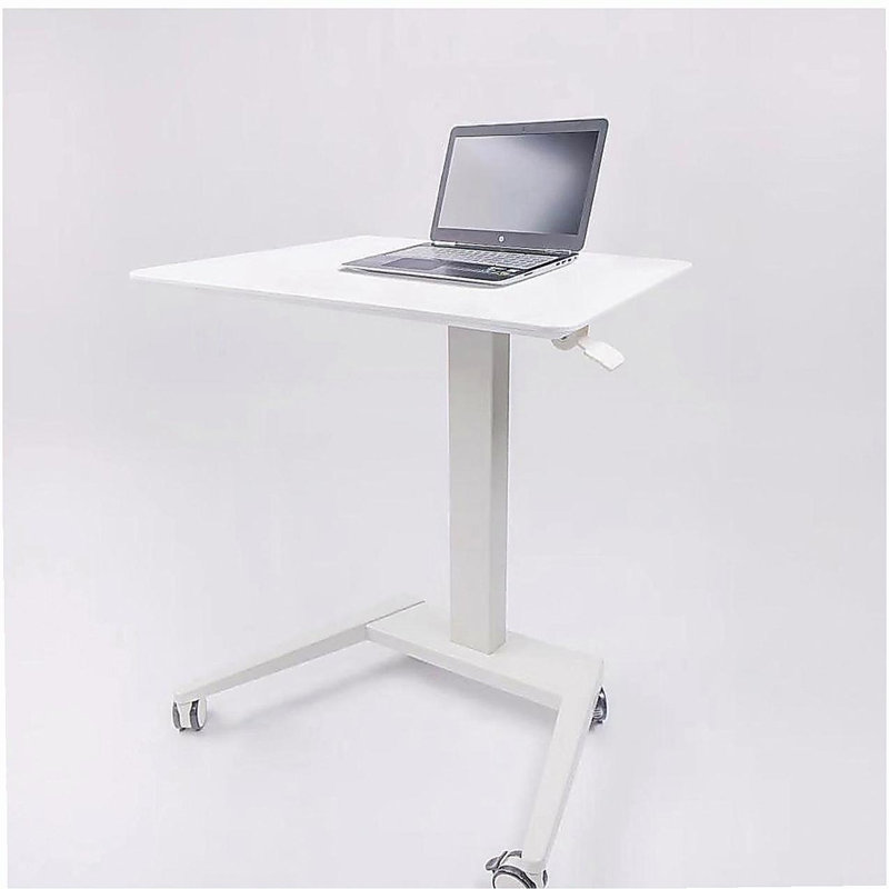 Compact technology standing desk with adjustable height