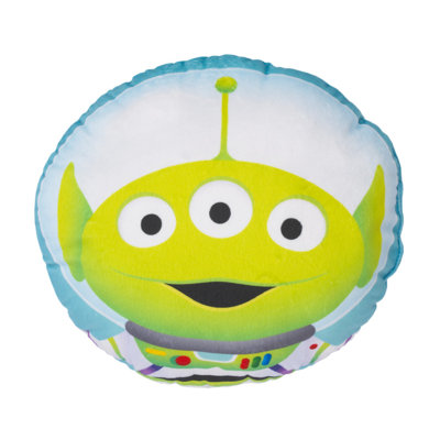 NoJo Disney Toy Story 4 Alien Aqua, Green and White Decorative Shaped Pillow