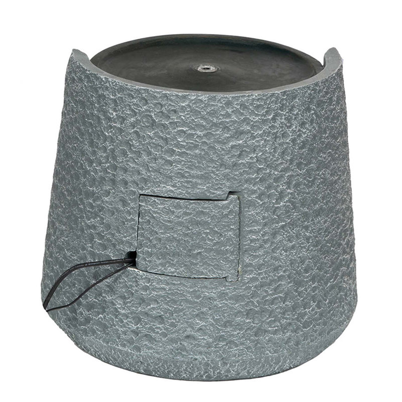 Kaitrin Weather Resistant Fountain with Light in Neutral Colors