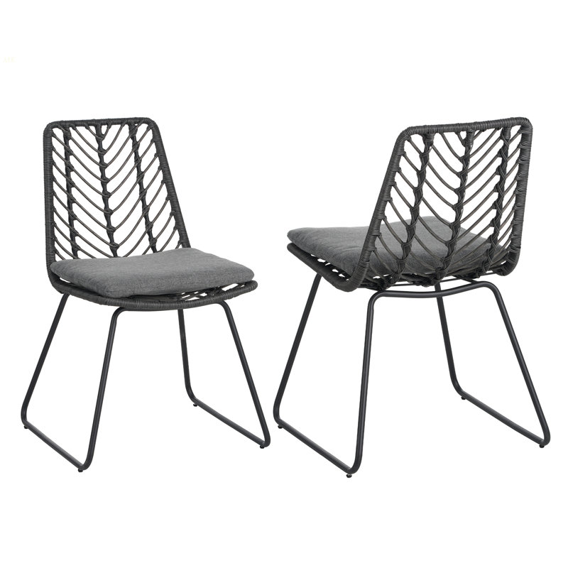 DEJA CHAIR,2PCS With 2 Cushions,Gray
