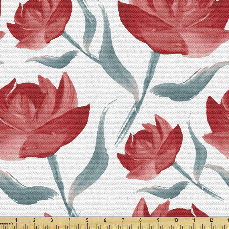 Tissu aquarelle Ambesonne, l 58 po x L 180 po