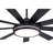 Mlian 9 Playwood Double-sided Black and Grey Wood Grain Blades 60in Ceiling Fan Large LED Dimmable Light, 6-Speed Remote Control, Reversible DC Motor,Black-1180865240-1180865243