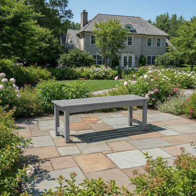 Jardin d'extérieur en PEHD, banc de patio, banc de véranda, tout temps