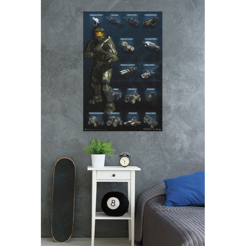 « halo 3-chart-humanité », impression sur papier