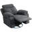 Power Recliner,  Power Recliner Chair With Bluetooth Speaker, 270 Degree Swivel With LED Light, Side Arm With Storage Pockets, USB+Type C Charging Port, Button Control, Retractable Footrest, Adjustable Backrest DG