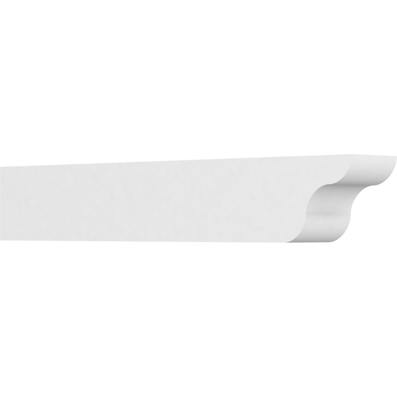 Queue de chevron standard en PVC de qualité architecturale Carmel, H 6 po x L 5 po x P 36 po