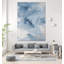«Blue Cloudy Dreams I», reproduction d'art sur toile géante 72 po x 54 po