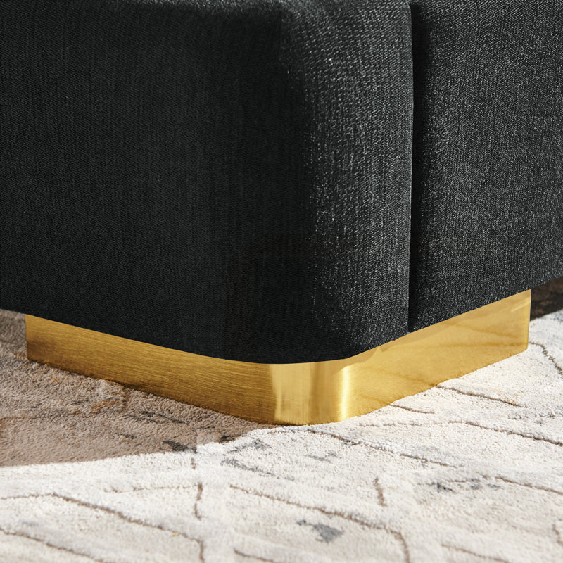 Extra Large Platform Bed, Black