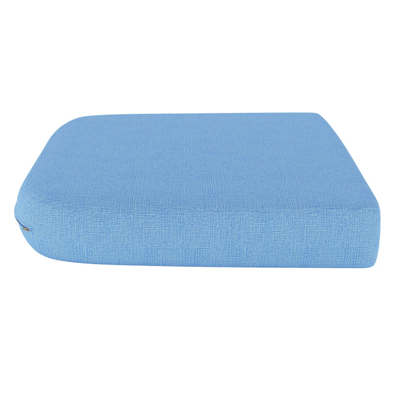 Dining ChairSeat Pad Replacement Cushion – 19L x 19W x 2.5D, Canvas Air Blue Sunbrella® Canvas