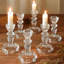Ensemble de 6 chandeliers en verre de 4,33 po