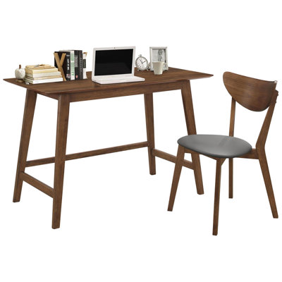 2 bureaux en noyer - Ajoutez une touche de style Mid-Century moderne à votre bureau