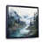 Black Floater Framed