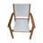 Solid Wood Outdoor Stacking Dining Armchair