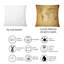 Coussin Rectangle, carte du monde antique X