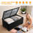 Versatile Brown Wicker Storage Side Table