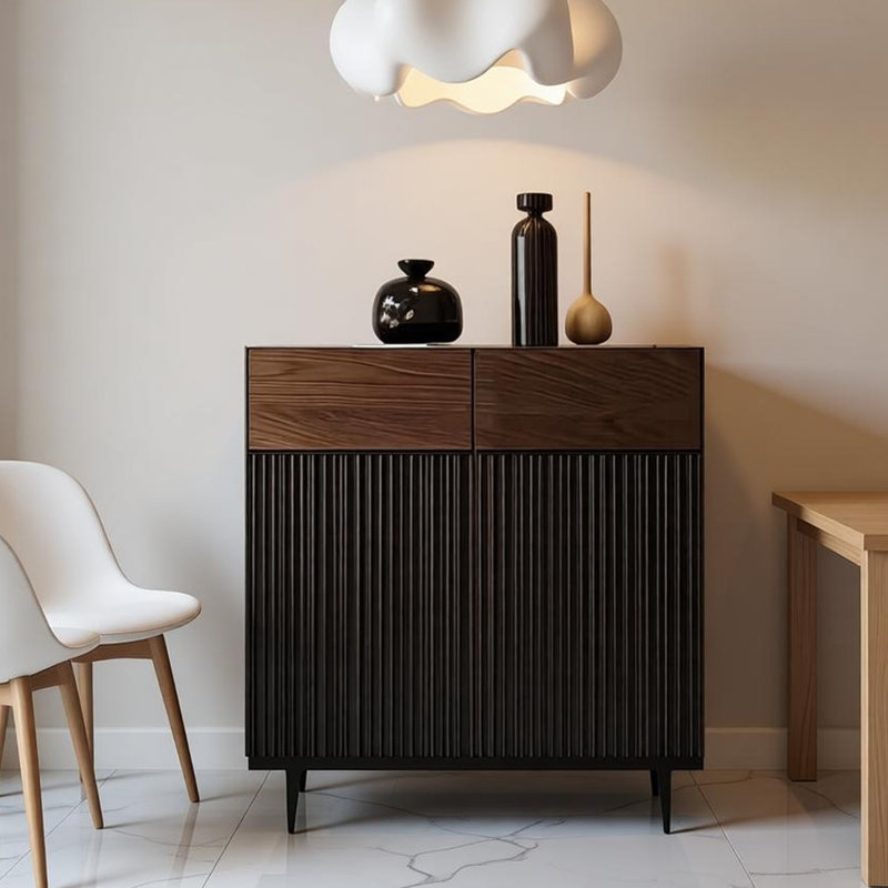 Nordic style entrance dining cabinet