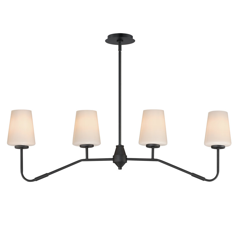 Luminaire suspendu Durham-Linear, Noir