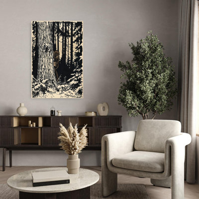 Hidden in the Woods 1 Piece Wrapped Canvas Wall Art