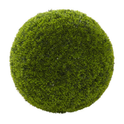 Boule de feuillage artificielle verte