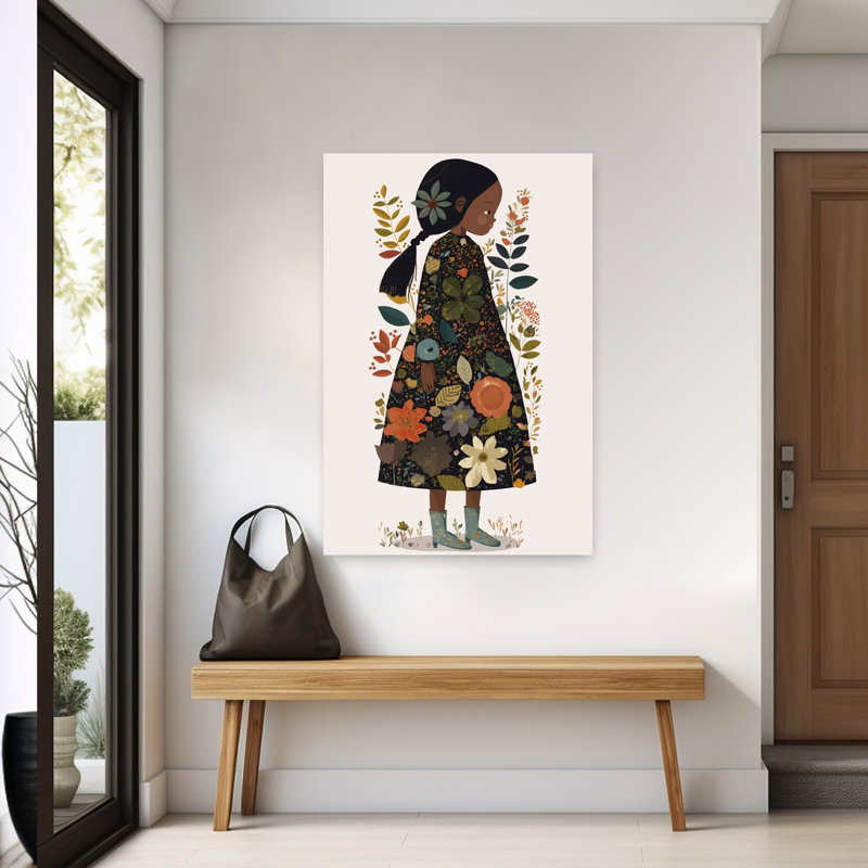 Impression d'art mural floral, H 60 po x l 40 po